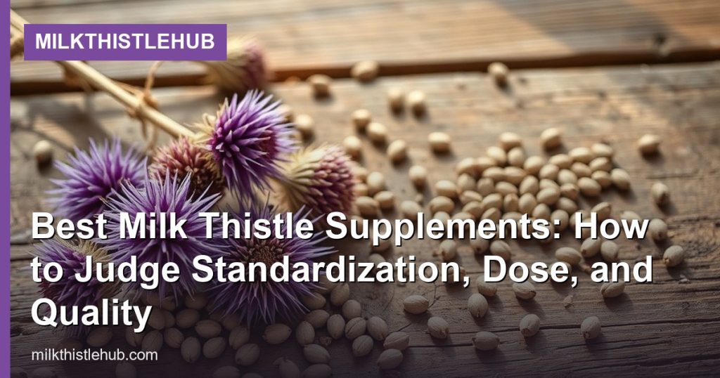 Best Milk Thistle Supplements: How to Judge Standardization, Dose, and Quality - MilkThistleHub
