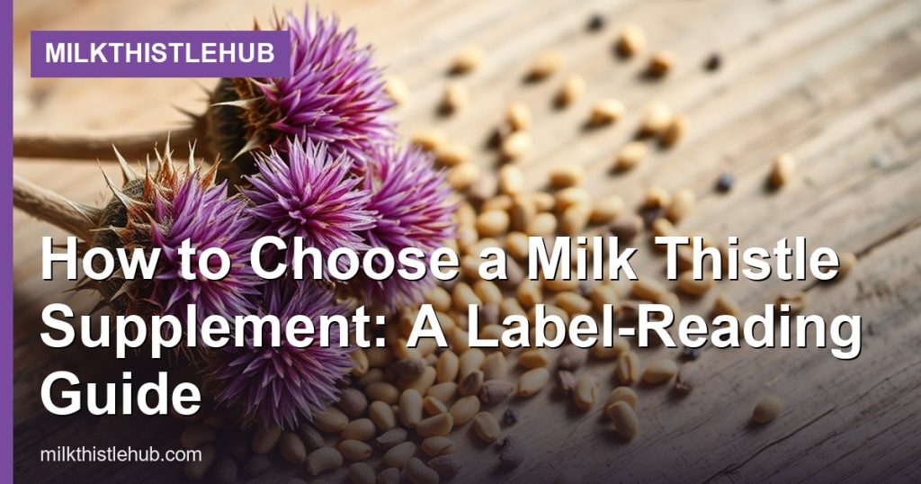 How to Choose a Milk Thistle Supplement: A Label-Reading Guide - MilkThistleHub