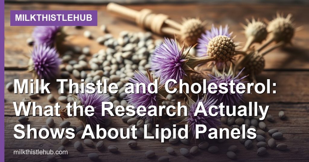 Milk Thistle and Cholesterol: What the Research Actually Shows About Lipid Panels - MilkThistleHub