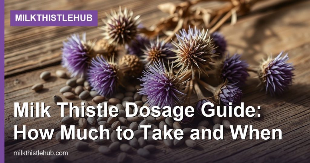 Milk Thistle Dosage Guide: How Much to Take and When - MilkThistleHub