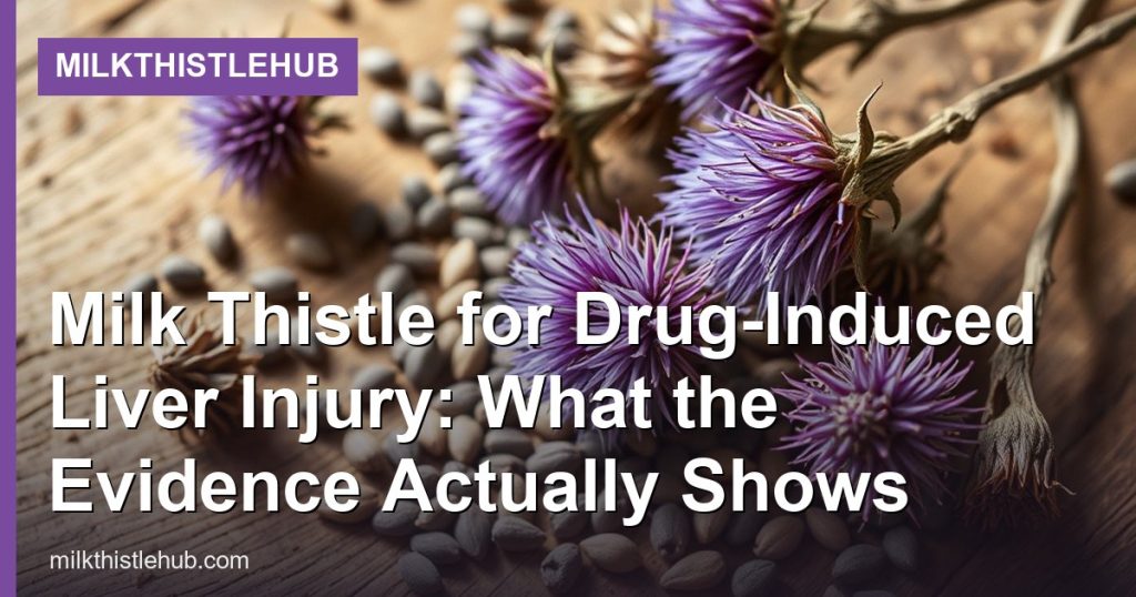 Milk Thistle for Drug-Induced Liver Injury: What the Evidence Actually Shows - MilkThistleHub