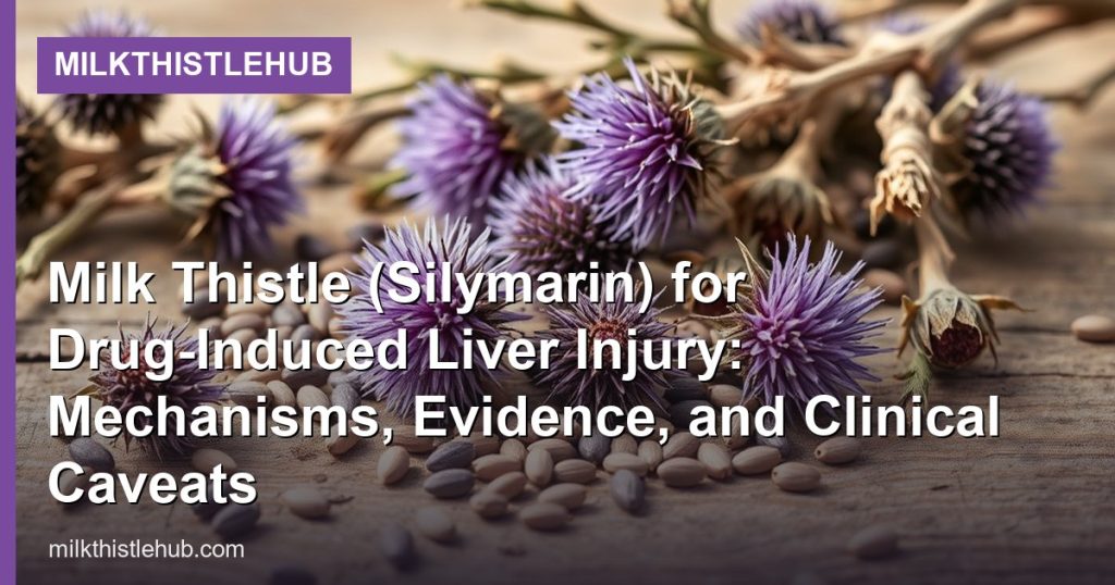 Milk Thistle (Silymarin) for Drug-Induced Liver Injury: Mechanisms, Evidence, and Clinical Caveats - MilkThistleHub