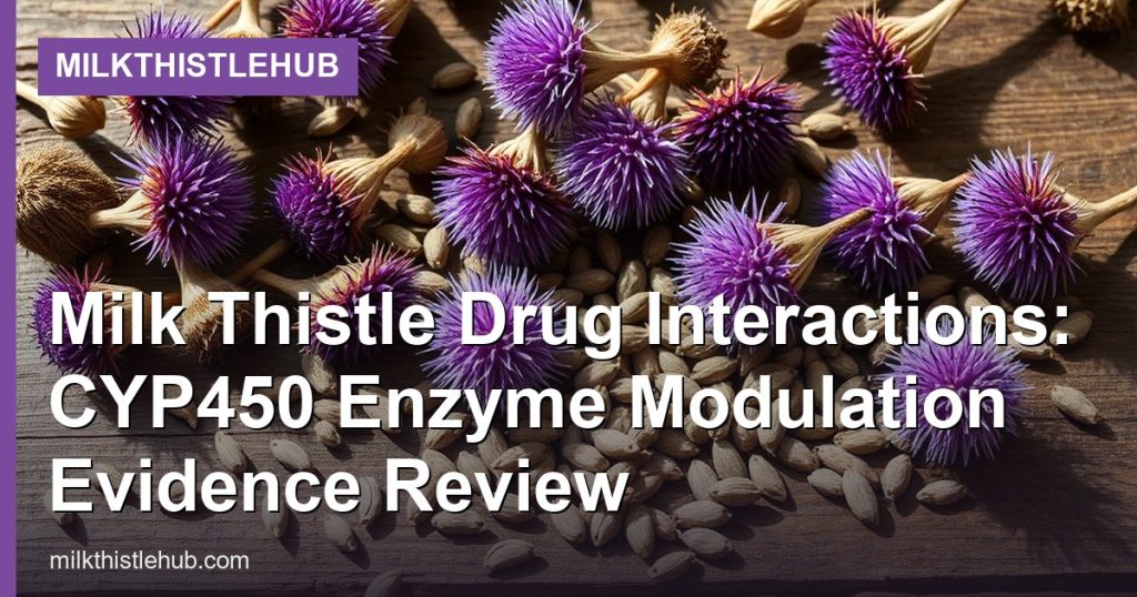 Milk Thistle Drug Interactions: CYP450 Enzyme Modulation Evidence Review - MilkThistleHub