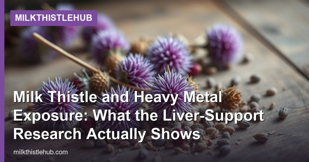 Milk Thistle and Heavy Metal Exposure: What the Liver-Support Research Actually Shows - MilkThistleHub