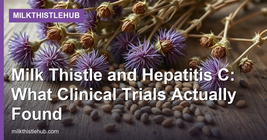 Milk Thistle and Hepatitis C: What Clinical Trials Actually Found - MilkThistleHub