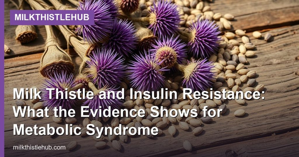 Milk Thistle and Insulin Resistance: What the Evidence Shows for Metabolic Syndrome - MilkThistleHub