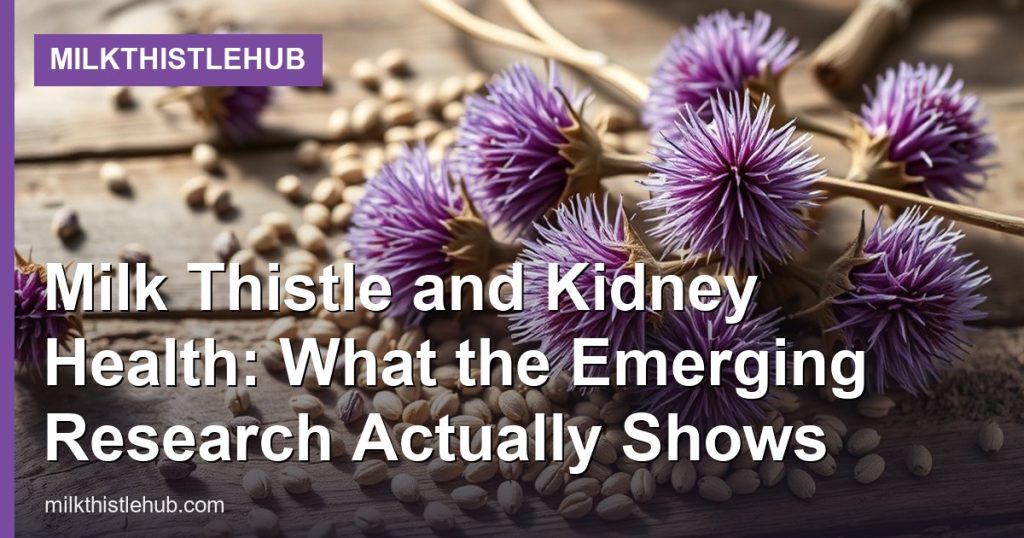 Milk Thistle and Kidney Health: What the Emerging Research Actually Shows - MilkThistleHub