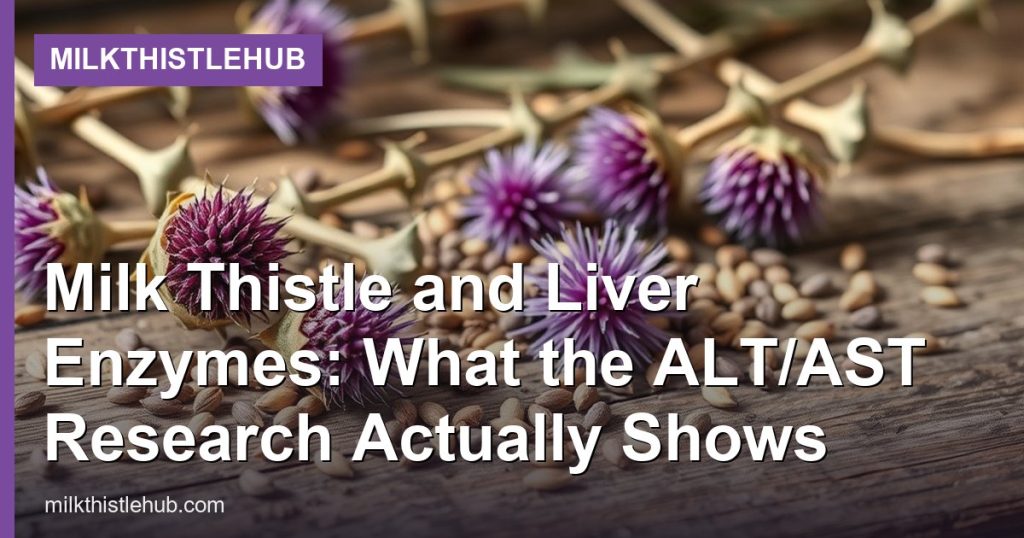 Milk Thistle and Liver Enzymes: What the ALT/AST Research Actually Shows - MilkThistleHub