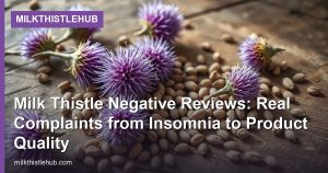 Milk Thistle Negative Reviews: Real Complaints from Insomnia to Product Quality