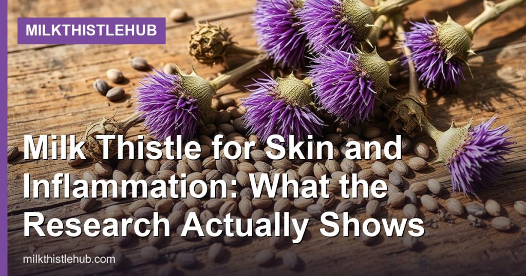 Milk Thistle for Skin and Inflammation: What the Research Actually Shows - MilkThistleHub