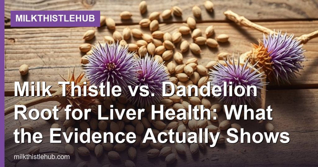 Milk Thistle vs. Dandelion Root for Liver Health: What the Evidence Actually Shows - MilkThistleHub