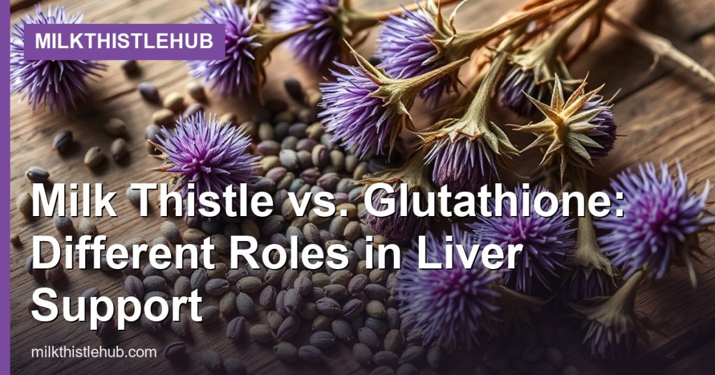 Milk Thistle vs. Glutathione: Different Roles in Liver Support - MilkThistleHub