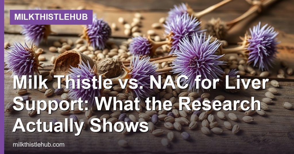 Milk Thistle vs. NAC for Liver Support: What the Research Actually Shows - MilkThistleHub