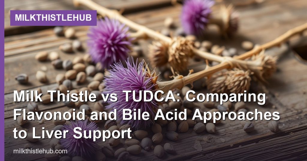 Milk Thistle vs TUDCA: Comparing Flavonoid and Bile Acid Approaches to Liver Support - MilkThistleHub