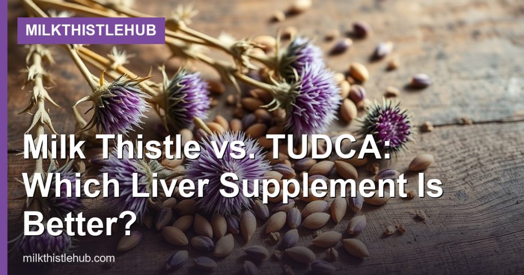 Milk Thistle vs. TUDCA: Which Liver Supplement Is Better? - MilkThistleHub