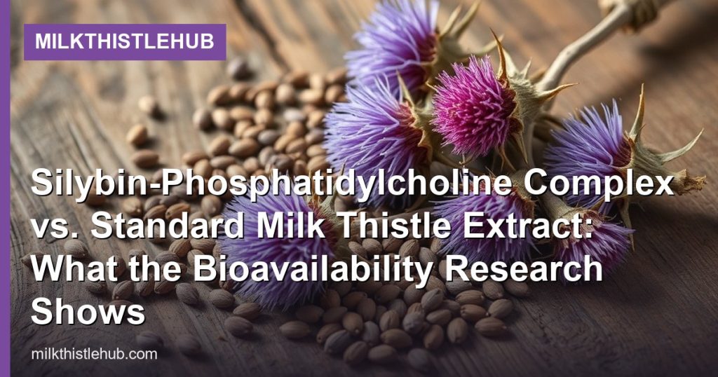Silybin-Phosphatidylcholine Complex vs. Standard Milk Thistle Extract: What the Bioavailability Research Shows - MilkThistleHub