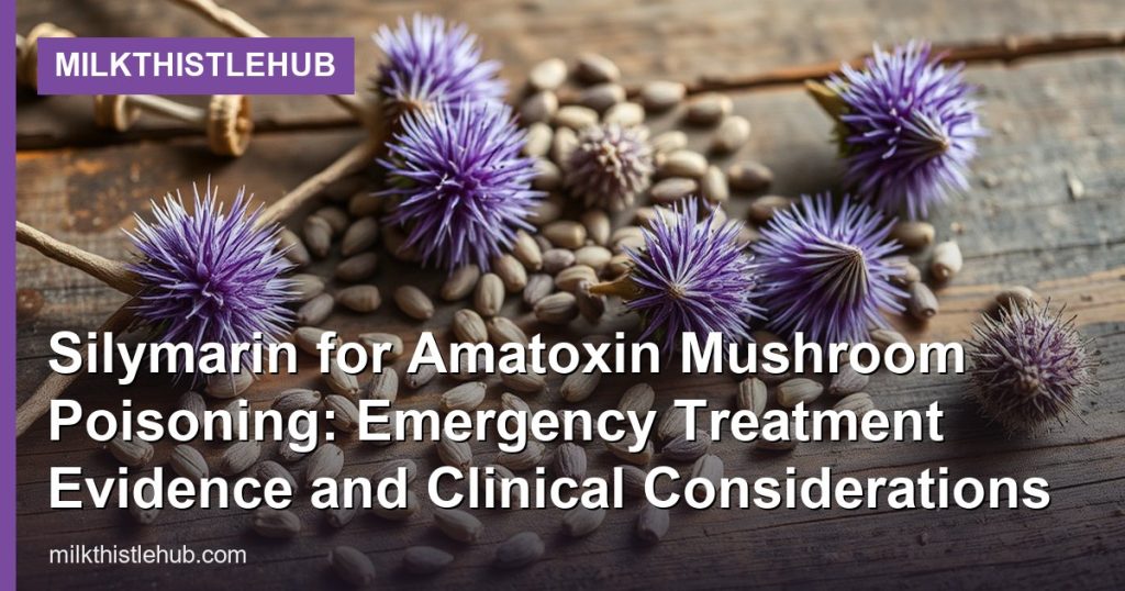 Silymarin for Amatoxin Mushroom Poisoning: Emergency Treatment Evidence and Clinical Considerations - MilkThistleHub