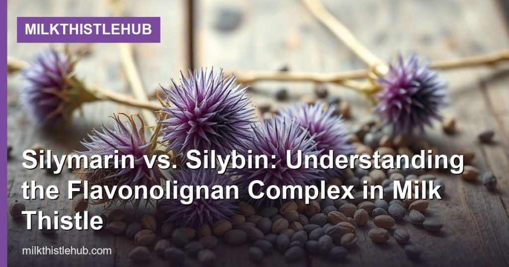 Silymarin vs. Silybin: Understanding the Flavonolignan Complex in Milk Thistle - MilkThistleHub