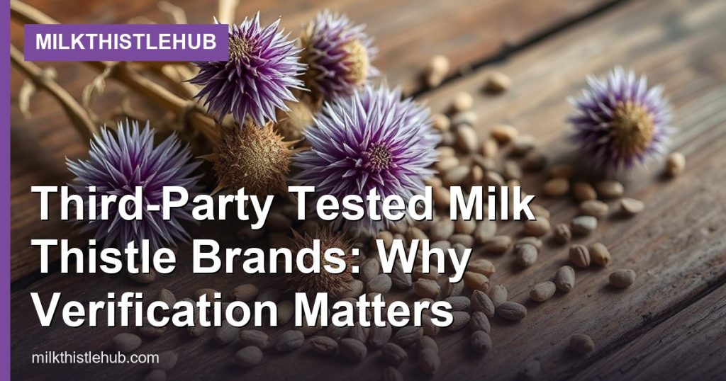 Third-Party Tested Milk Thistle Brands: Why Verification Matters - MilkThistleHub
