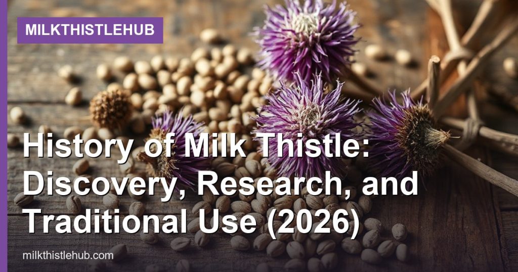History of Milk Thistle: Discovery, Research, and Traditional Use (2026) - MilkThistleHub