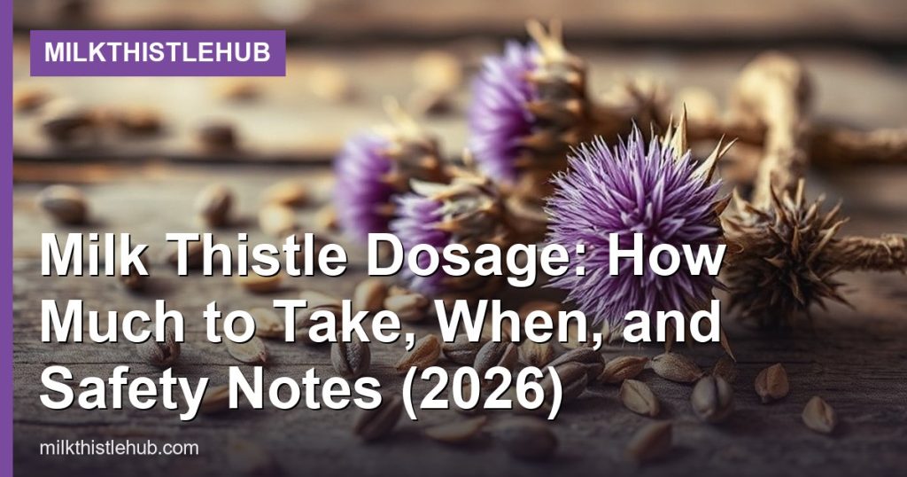 Milk Thistle Dosage: How Much to Take, When, and Safety Notes (2026) - MilkThistleHub