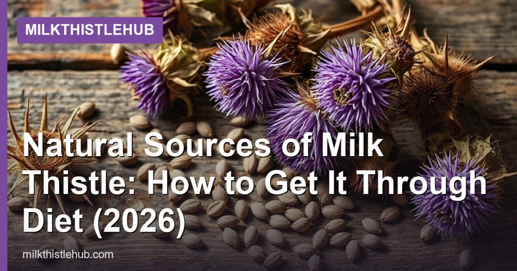 Natural Sources of Milk Thistle: How to Get It Through Diet (2026) - MilkThistleHub